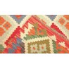 Etniczny kilim kolorowy z Afganistanu dzieło Chobi nomadyczny 80x300cm