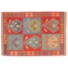 Kolorowy dywan kilim Maimana 100x150cm z Afganistanu 100% wełna dwustronny rustykalny