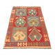 Kolorowy dywan kilim Maimana 100x150cm z Afganistanu 100% wełna dwustronny rustykalny