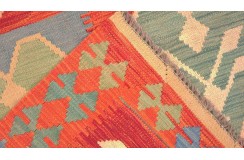Etniczny kilim szary z Afganistanu dzieło Chobi nomadyczny 100x150cm