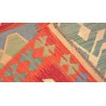 Etniczny kilim szary z Afganistanu dzieło Chobi nomadyczny 100x150cm