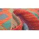 Kolorowy dywan kilim Maimana 100x150cm z Afganistanu 100% wełna dwustronny rustykalny