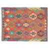 Kolorowy dywan kilim Maimana 100x150cm z Afganistanu 100% wełna dwustronny rustykalny
