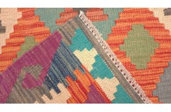 Etniczny kilim szary z Afganistanu dzieło Chobi nomadyczny 100x150cm