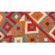 Kolorowy dywan kilim Maimana 100x150cm z Afganistanu 100% wełna dwustronny rustykalny