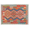 Kolorowy dywan kilim Maimana 100x150cm z Afganistanu 100% wełna dwustronny rustykalny