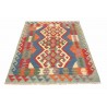 Etniczny kilim szary z Afganistanu dzieło Chobi nomadyczny 100x150cm
