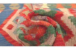 Etniczny kilim szary z Afganistanu dzieło Chobi nomadyczny 100x150cm