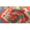 Etniczny kilim szary z Afganistanu dzieło Chobi nomadyczny 100x150cm