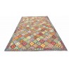 Etniczny kilim szary z Afganistanu dzieło Chobi nomadyczny 200x300cm