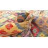 Etniczny kilim szary z Afganistanu dzieło Chobi nomadyczny 200x300cm