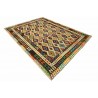 Etniczny kilim szary z Afganistanu dzieło Chobi nomadyczny 250x350cm
