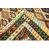 Etniczny kilim szary z Afganistanu dzieło Chobi nomadyczny 250x350cm