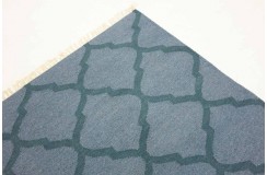 Solidny wełniany wysokiej jakości tkany ręcznie kilim 170x270cm dwukolorowy