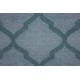 Niebieski kilim Marokańska koniczyna 100% wełniany dywan płasko tkany 170x270cm dwustronny Indie