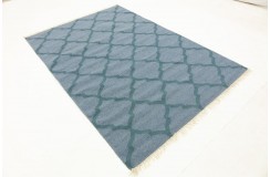 Solidny wełniany wysokiej jakości tkany ręcznie kilim 170x240cm dwukolorowy