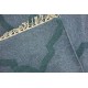 Niebieski kilim Marokańska koniczyna 100% wełniany dywan płasko tkany 170x240cm dwustronny Indie