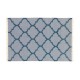 Niebieski kilim Marokańska koniczyna 100% wełniany dywan płasko tkany 120x180cm dwustronny Indie