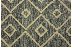 Solidny wełniany wysokiej jakości tkany ręcznie kilim 160x230cm dwukolorowy