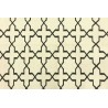 Solidny wełniany wysokiej jakości tkany ręcznie kilim 140x200cm dwukolorowy
