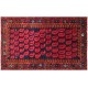 Perski wełniany recznie tkany dywan Hamadan z kwiatowymi ornamentami ok 130x190cm