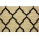 Beżowy kilim Marokańska koniczyna 100% wełniany dywan płasko tkany 120x180cm dwustronny Indie