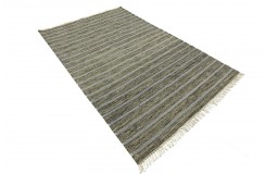 Solidny wełniany wysokiej jakości tkany ręcznie kilim 170x240cm w pasy