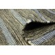 Brązowy kilim w pasy 100% wełniany dywan płasko tkany 170x240cm dwustronny Indie