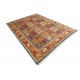 Dywan Ziegler Khorjin Arijana Shaal Gabbeh 100% wełna kamienowana ręcznie tkany luksusowy 250x340cm kolorowy w kwatery