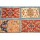 Dywan Ziegler Khorjin Arijana Shaal Gabbeh 100% wełna kamienowana ręcznie tkany luksusowy 250x340cm kolorowy w kwatery