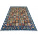 Dywan Ziegler Khorjin Arijana Baktjar 100% wełna kamienowana ręcznie tkany luksusowy 250x300cm kolorowy w kwatery