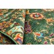 Dywan Ziegler Arijana Shaal 100% wełna kamienowana ręcznie tkany luksusowy 170x240cm zielony w pasy
