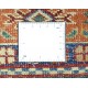 Dywan Ziegler Khorjin Arijana Shaal 100% wełna kamienowana ręcznie tkany luksusowy 250x310cm kolorowy w pasy