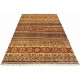 Dywan Ziegler Khorjin Arijana Shaal 100% wełna kamienowana ręcznie tkany luksusowy 210x280cm kolorowy w pasy