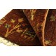Dywan Ziegler Khorjin Arijana Gabbeh 100% wełna kamienowana ręcznie tkany luksusowy 60x90cm brązowy
