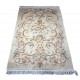 Piękny dywan Aubusson Habei ręcznie tkany z Chin 140x200cm 100% wełna przycinany rzeźbiony kwiatowy beżowy