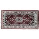 Wełniany ręcznie tkany dywan Bidjar Herati z Indii 90x160cm orientalny czerwony