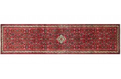 Klasyczny chodnik Hamadan z kwiatowym perskim wzorem CERTYFIKAT 90x300cm Iran