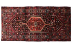 Gustowny irański chodnik Hamadan z kwiatowym perskim wzorem 160x320cm Iran