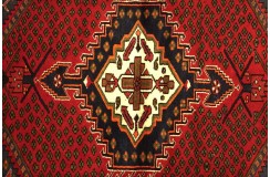 Orientalny perski dywan ręcznie tkany Hamadan z Iranu 100x150cm