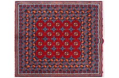 Afgański gęsto tkany oryginalny 100% wełniany dywan Buchara 160x190cm ręcznie tkany