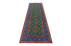 Wełniany dywan afgański Buchara 80x300cm ręcznie tkany 100% wełna