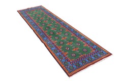 Wełniany dywan afgański Buchara 80x300cm ręcznie tkany 100% wełna