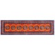 Afgański gęsto tkany oryginalny 100% wełniany dywan Buchara 80x300cm ręcznie tkany