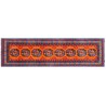 Afgański gęsto tkany oryginalny 100% wełniany dywan Buchara 80x300cm ręcznie tkany