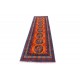 Afgański gęsto tkany oryginalny 100% wełniany dywan Buchara 80x300cm ręcznie tkany