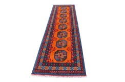 Wełniany dywan afgański Buchara 80x300cm ręcznie tkany 100% wełna