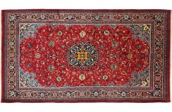 Piękny oryginalny dywan Kashan (Keszan) Arak z Iranu z medalionem wełna ok 250x350cm perski klasyk