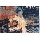 Dywan Ziegler Khorjin Arijana Cosmic Abstract 100% wełna kamienowana ręcznie tkany luksusowy 120x180cm kolorowy