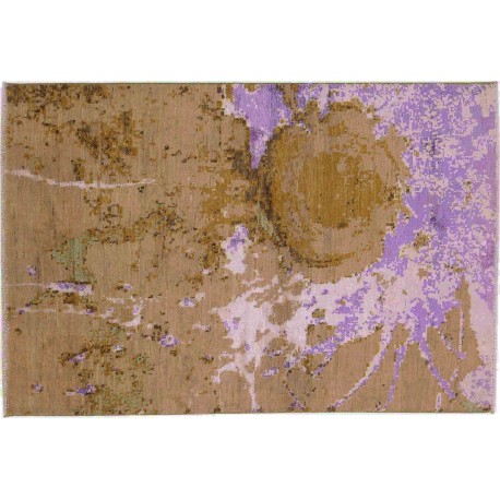 Dywan Ziegler Khorjin Arijana Cosmic Abstract 100% wełna kamienowana ręcznie tkany luksusowy 120x180cm kolorowy